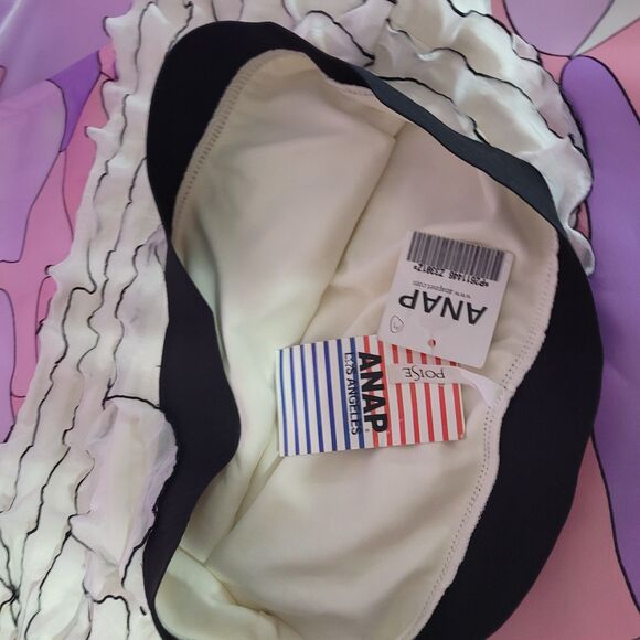 Ruffle Bodycon Mini Skirt Small White ANAP Japan Womens Party Prom Cosplay Y2K - Picture 3 of 9